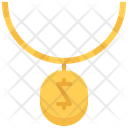Dollar Necklace Chain Icon