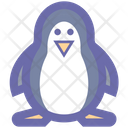 Penguin Christmas Snowman Icon