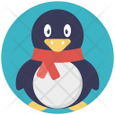 Penguin Christmas Animal Icon
