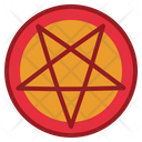 Pentagram Satan Star Icon