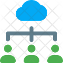 People Hierarchy Connection Network Icon
