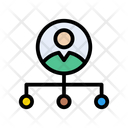 Network Hierarchy Connection Icon
