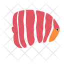 Peppermint Angelfish Sea Creature Animal Icon