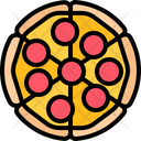 Pepperoni Pizza Icon