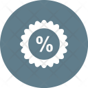 Percentage Badge Sticker Icon