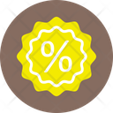 Percentage Badge Icon