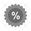 Percentage Badge Sticker Icon