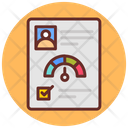 Performance Report Performance Analysis Action Record Icon