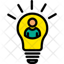 Thinking Bulb Idea Icon