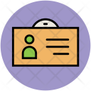 Personal Id Card Icon