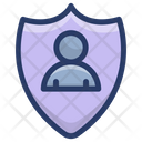 Personal Protection Shield Individual Protection Worker Insurance Icon