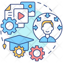 Personalized Program Micro Learning Icon
