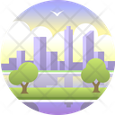 Perth City Cityscape Icon