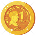 Peso Coin Peso One Peso Icon