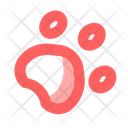 Pet Dog Paw Icon
