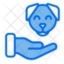 Pet Lover Dog Hand Icon