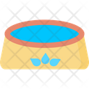 Pet Water Bowl Icon