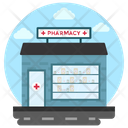 Pharmacy Medical Store Commercial Building Icon