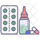 Pharmacy Bister Pill Packet Icon