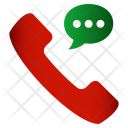 Phone Call Text Icon