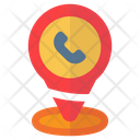 Pin Location Phone Icon