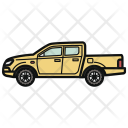 Pickup, Car, Automobile, Vehicle, Service Icon