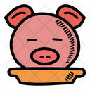 Pork Head Food Icon