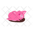 Pig Sleep Icon