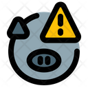 Pig Warning Pig Alert Animal Alert Icon