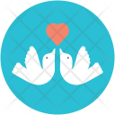 Pigeon Bird Couple Icon