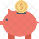 Piggy Bank Cash Icon