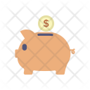 Piggy Bank Coin Icon