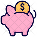 Pig Bank Saving Icon