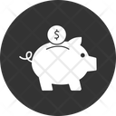 Piggy Bank Coins Collection Penny Bank Icon
