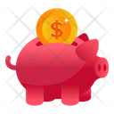 Piggy Savings Piggy Bank Piggy Money Box Icon