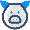 Piggy Face Icon