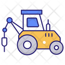 Pile Driver Construction Driver Icon