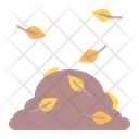 Pile Leaves Fall Icon