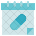 Pharmacy Calendar Schedule Icon
