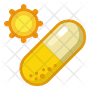 Icon Pills Sun Medicne Health Icon