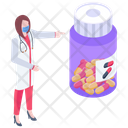 Pills Bottle Icon