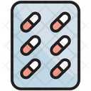 Pills Strip Capsules Icon
