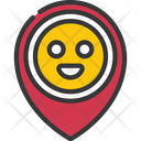 Pin Emoji Smiley Location Icon