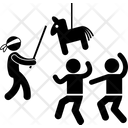 Pinata Game Blind Hitting Fun Icon