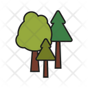 Pine Trees Trees Nature Icon