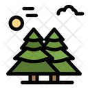 Pine Trees Alpine Arctic Icon