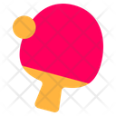 Ping Pong Table Tennis Racket Icon