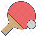 Ping Pong Racket Sports Icon
