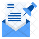 Pinned Mail Document Icon