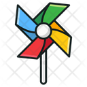 Pinwheel Toy Wheel Kids Toy Icon